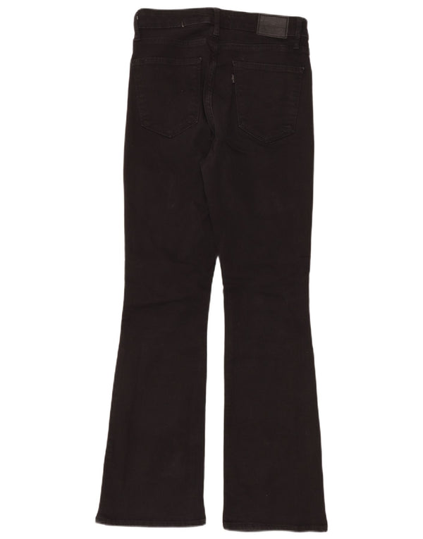 LEVI'S Ženske traperice s visokim usponom W29 L30 crni pamuk