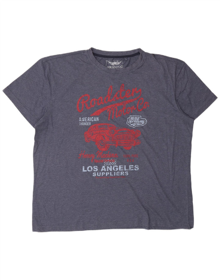 ARIZONA Muška majica kratkih rukava s grafičkim motivima 3XL tamnoplavi pamuk