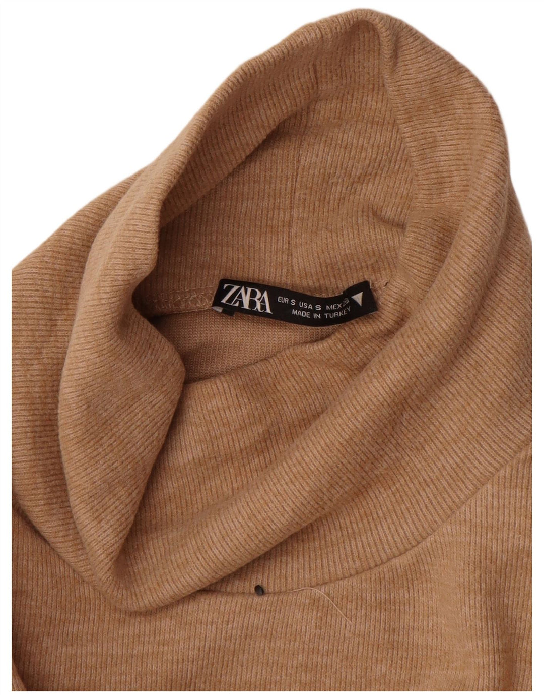 Zara ženski prsluk UK 8 Small Beige Cotton