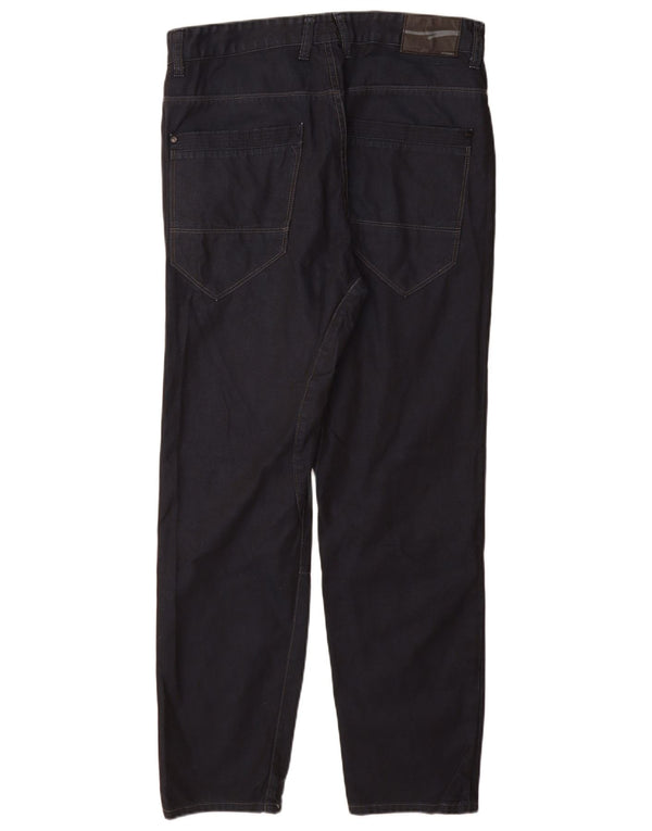 FISHBONE Muške ravne traperice W34 L30 tamnoplave