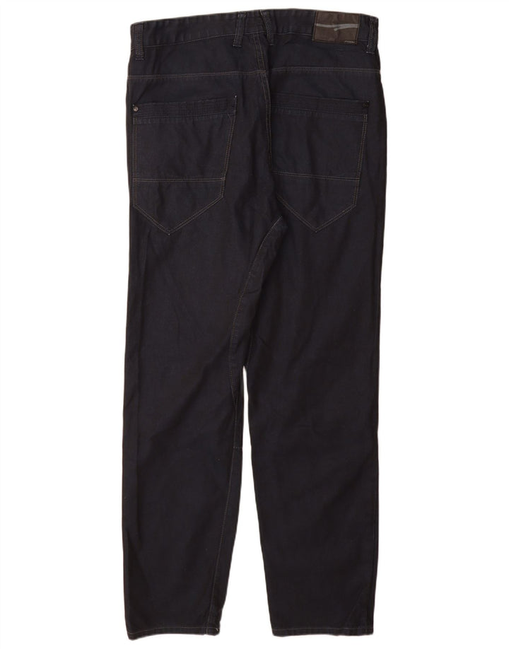 FISHBONE Muške ravne traperice W34 L30 tamnoplave