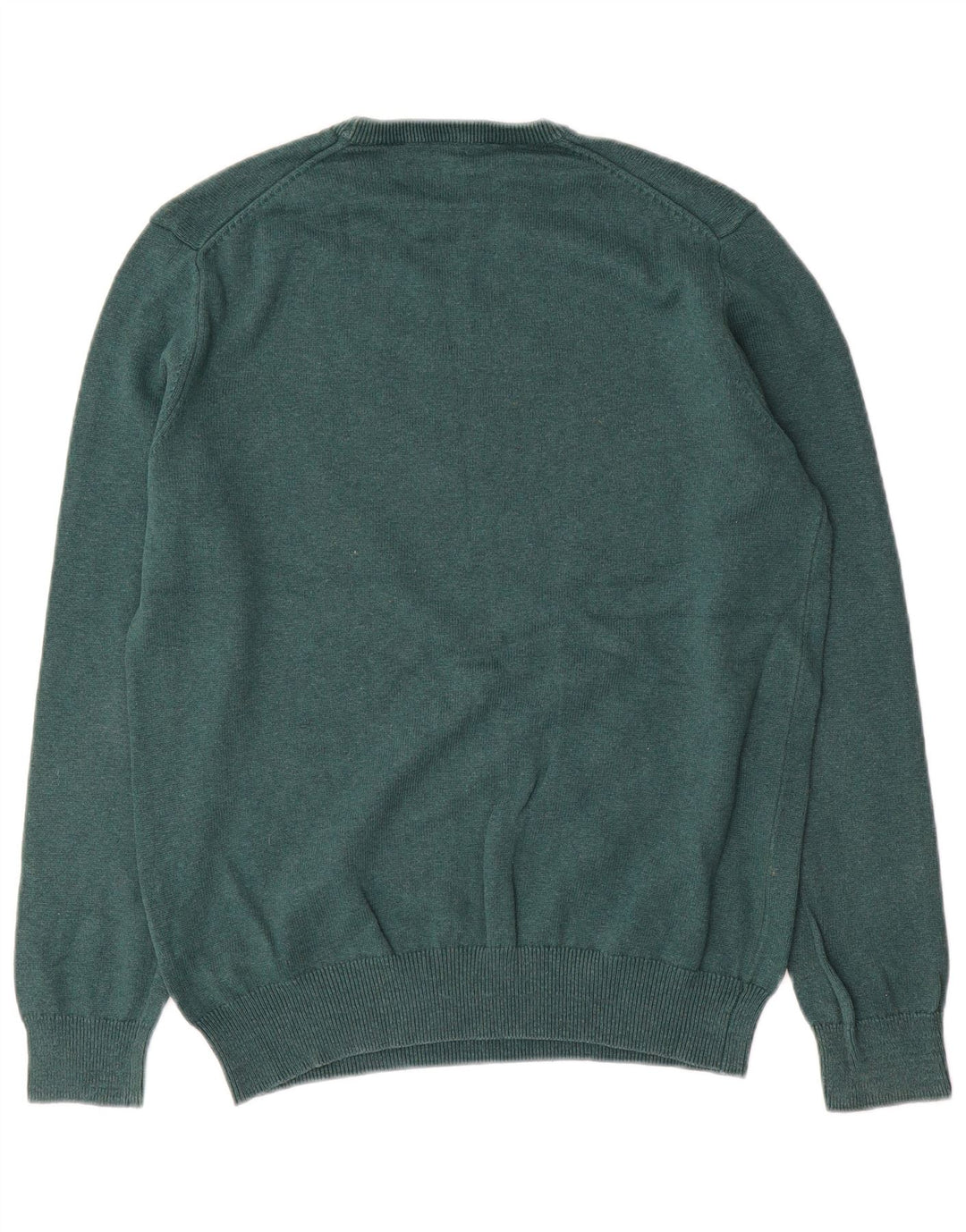 Crew Clothing Muški pulover s ovratnikom Srednje zeleni pamuk
