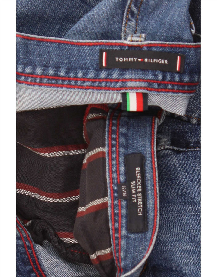 Tommy Hilfiger Mens Bleecker Slim Jeans W32 L36 Plava