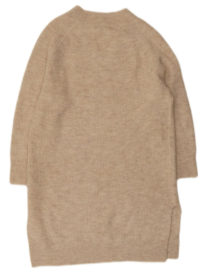 MONSOON Ženska puder haljina širokog kroja UK 14 Srednje bež akril