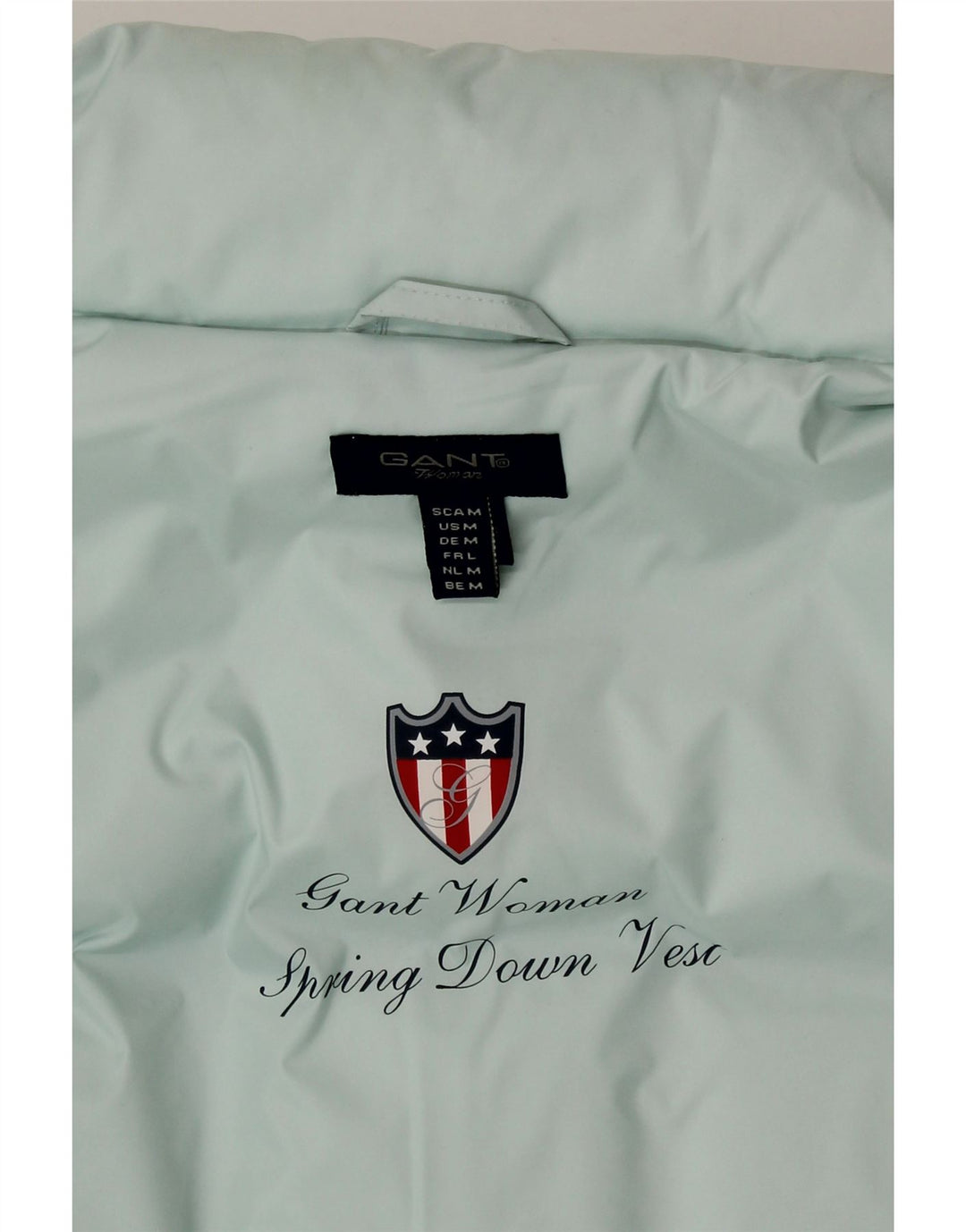 GANT Ženska podstavljena jakna UK 14 Srednji tirkizni poliester