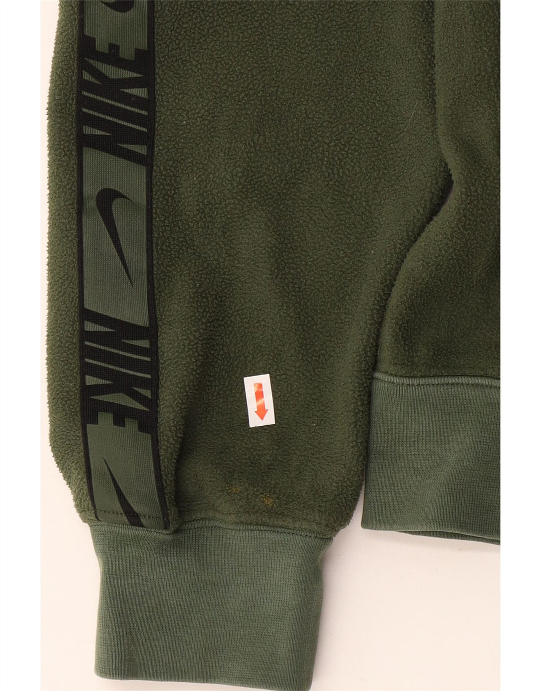 NIKE muški Therma-Fit grafički džemper od flisa s kapuljačom XS zeleni poliester