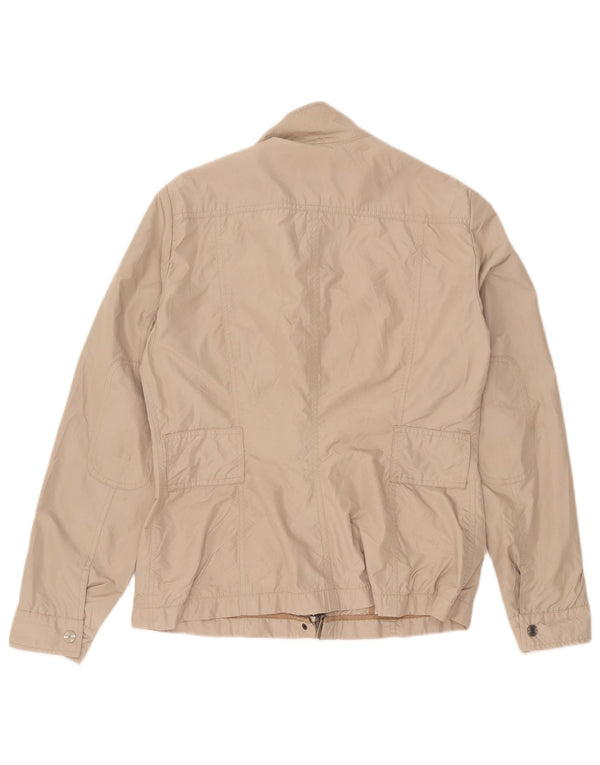 Zara ženska pomoćna jakna UK 14 Large Beige Cotton