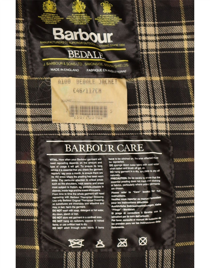 Barbour muška jakna od voštanog pamuka UK 46 3XL kaki pamuk