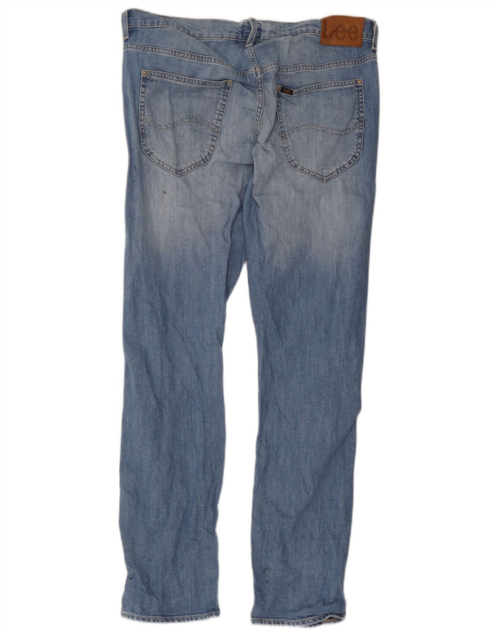 Lee Mens Daren Straight Jeans W34 L32 Plavi pamuk