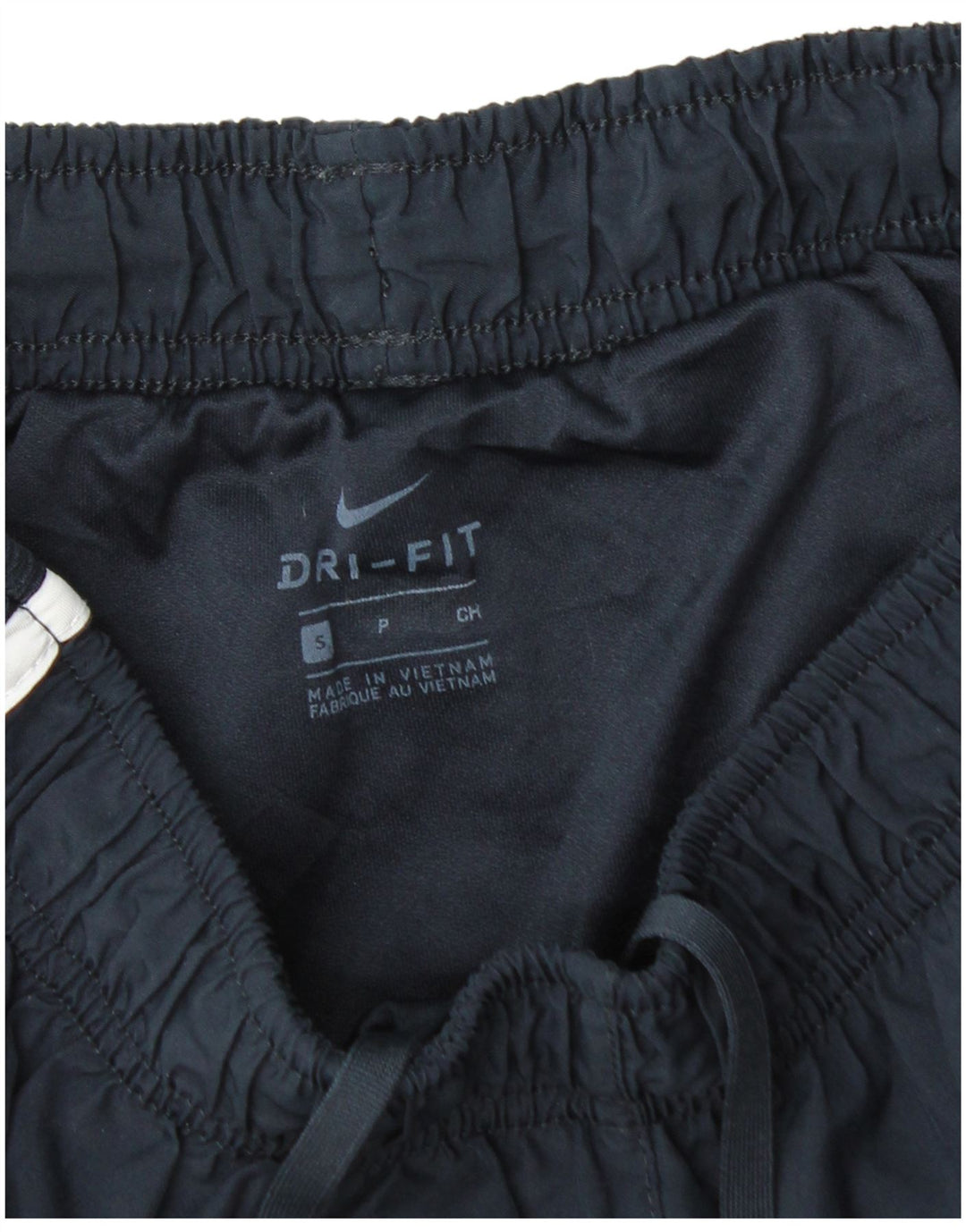 NIKE Ženske Dri Fit Sportske Kratke Hlače UK 10 Mali tamnoplavi poliester