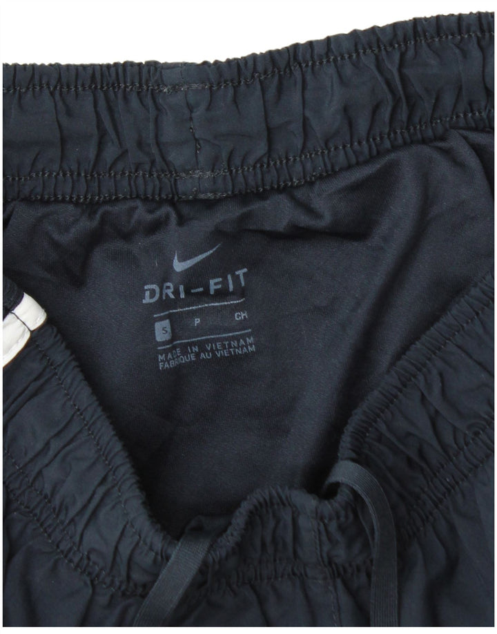 NIKE Ženske Dri Fit Sportske Kratke Hlače UK 10 Mali tamnoplavi poliester