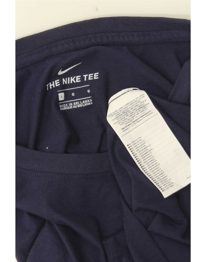 Nike muška majica kratkih rukava, veliki tamnoplavi pamuk