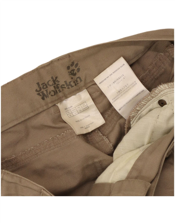 Jack Wolfskin muške kargo bermude W33 velike pamučne bež boje