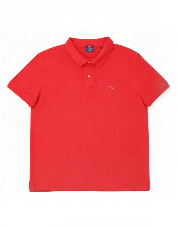 Gant ženska polo majica standardnog kroja 3XL crveni pamuk