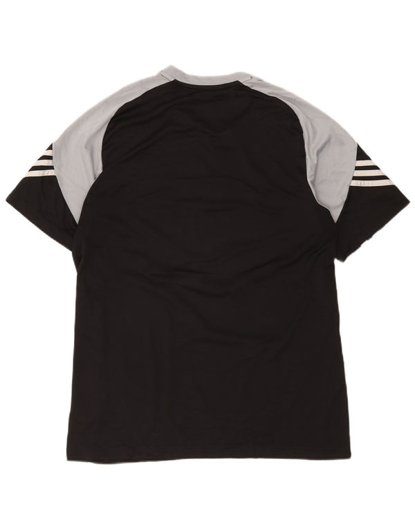 Adidas muška majica kratkih rukava Climalite Graphic, veliki crni poliester u boji