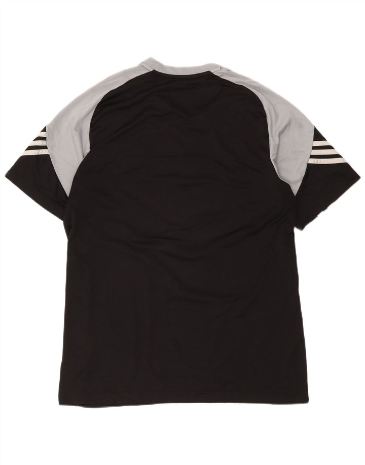 Adidas muška majica kratkih rukava Climalite Graphic, veliki crni poliester u boji