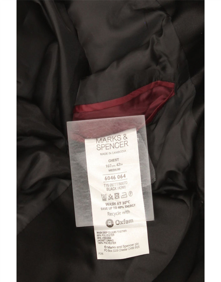 Marks & Spencer muška jakna sa 2 gumba UK 38 srednji crni poliester