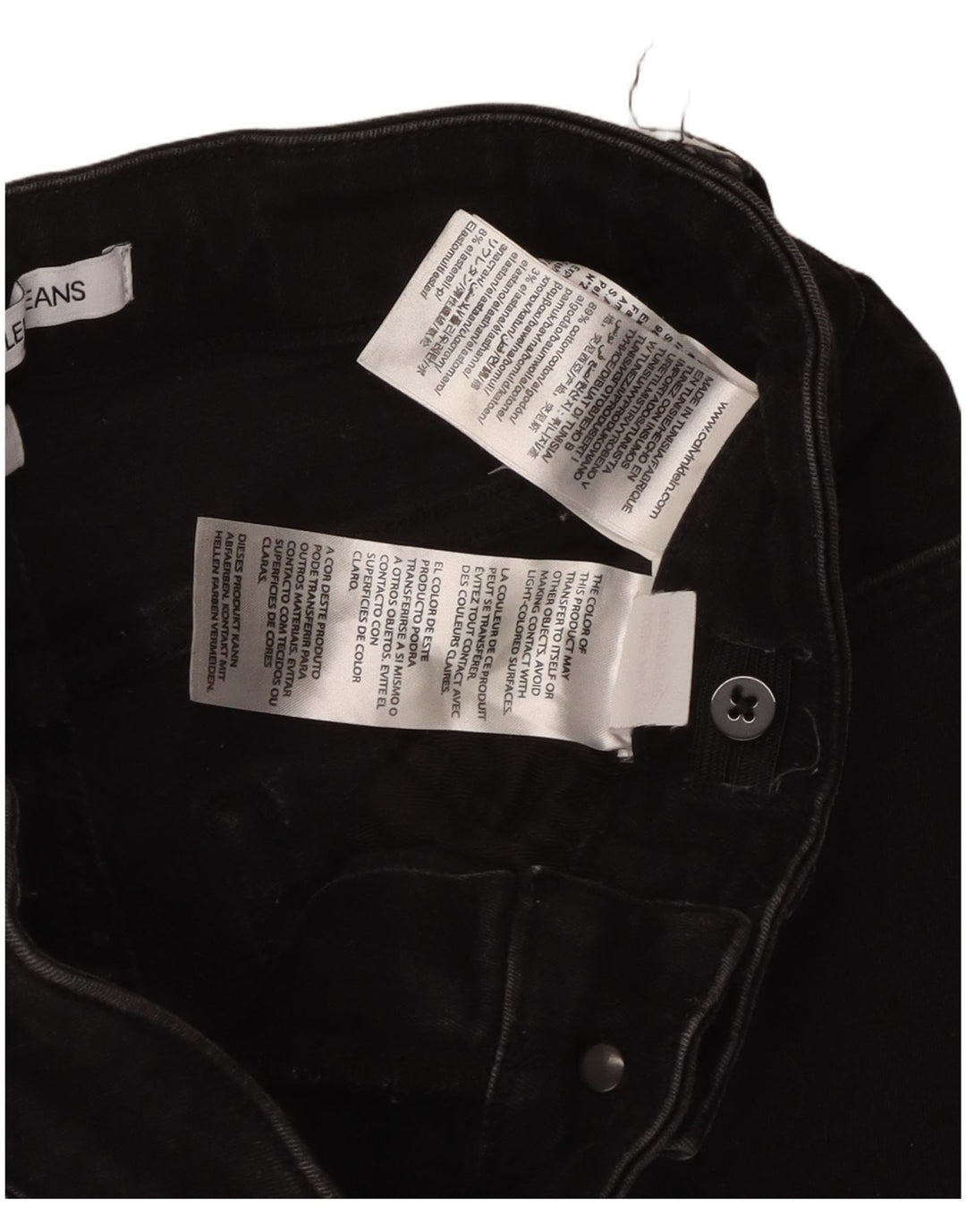 CALVIN KLEIN Uske traperice za dječake 13-14 godina W26 L29 crni pamuk