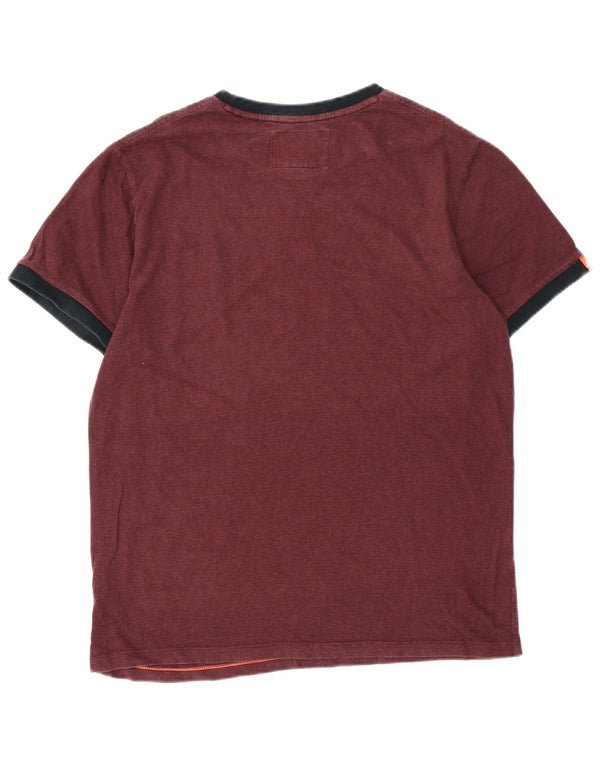 SUPERDRY muška majica XL bordo pamuk