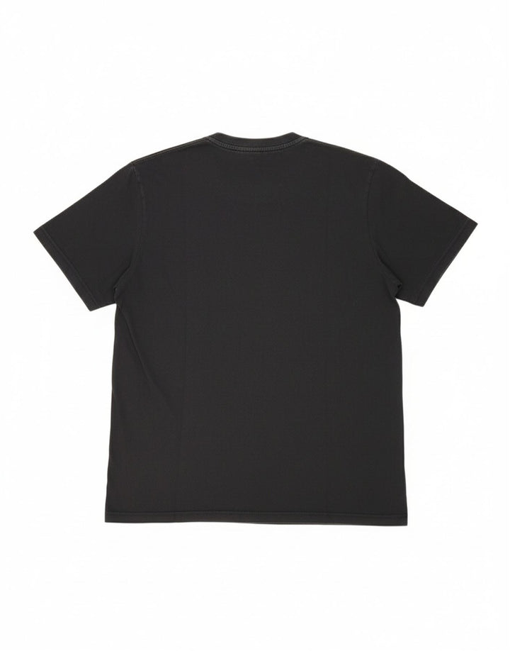 ADIDAS Mens T-Shirt Top Large Black Cotton