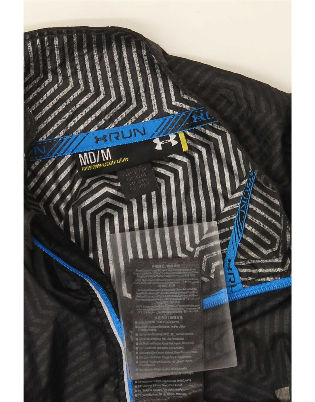Muška kišna jakna Under Armour UK 38 srednje crne boje, najlon