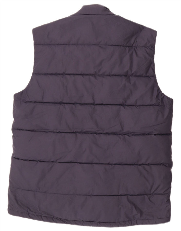 Barbour Mens Padded Gilet UK 38 Medium Navy Blue Poliester
