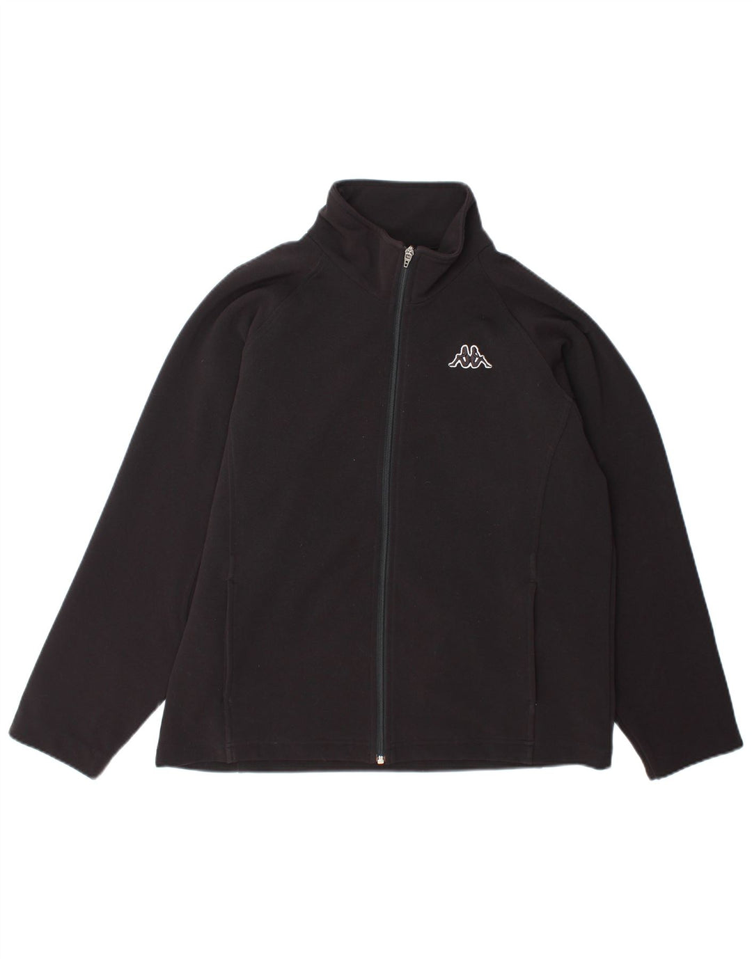 Kappa ženska gornja jakna trenirke UK 18 XL crni poliester