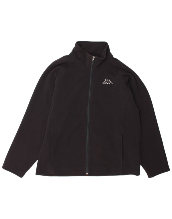 Kappa ženska gornja jakna trenirke UK 18 XL crni poliester