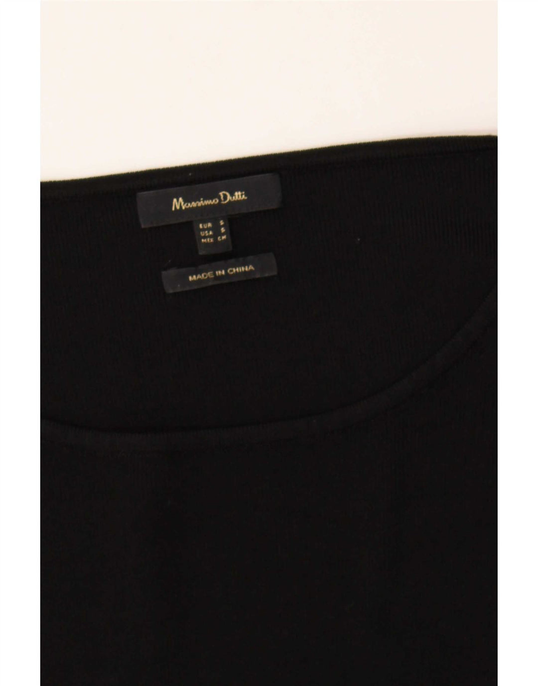 Massimo Dutti ženski džemper s veznim izrezom UK 10 Mali crni