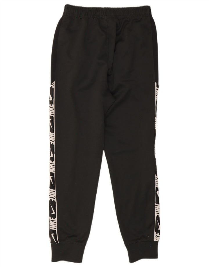 Nike muške grafičke trenirke hlače joggers XS crni poliester