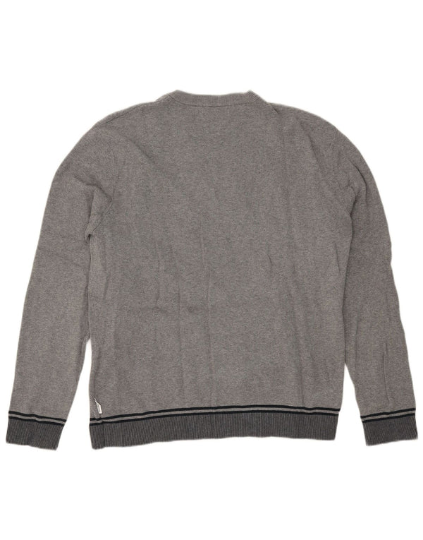 Armani Exchange ženski džemper s okruglim izrezom UK 18 XL siva boja