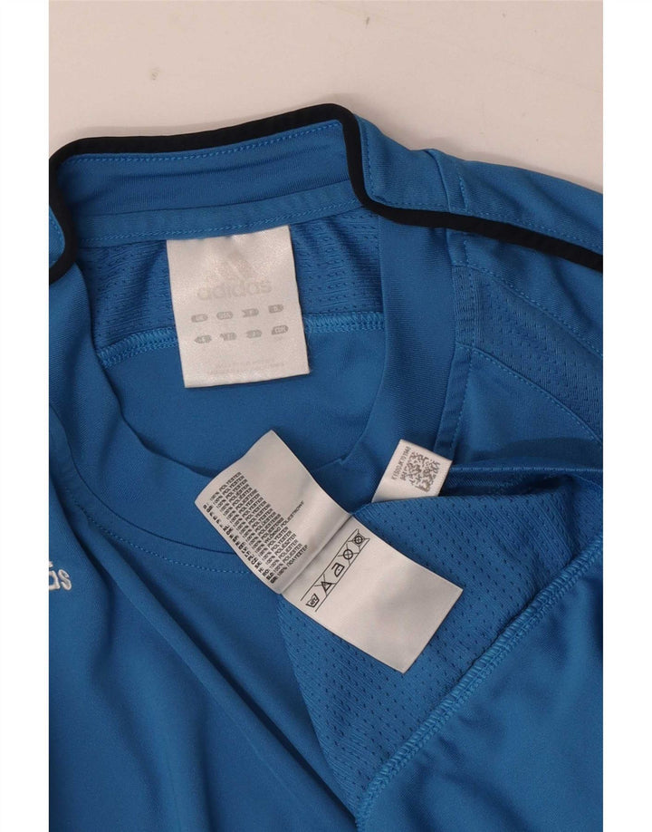 Adidas muška majica kratkih rukava mala plava poliesterska boja
