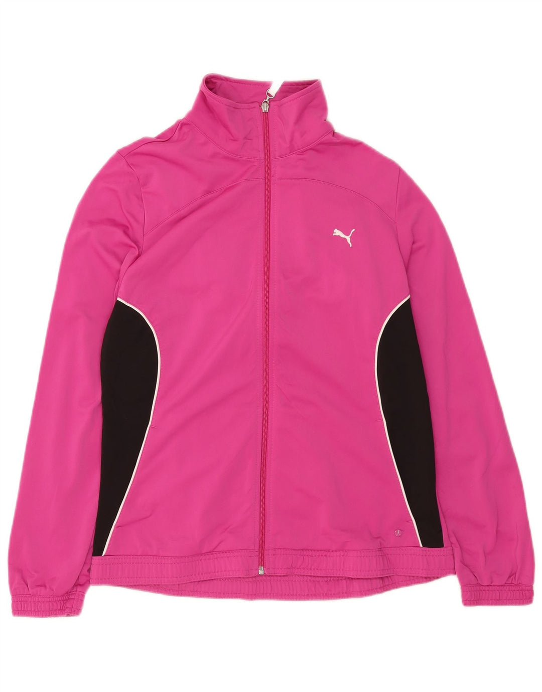 Puma ženska gornja jakna trenirke UK 16 Large Pink Colourblock Poliester