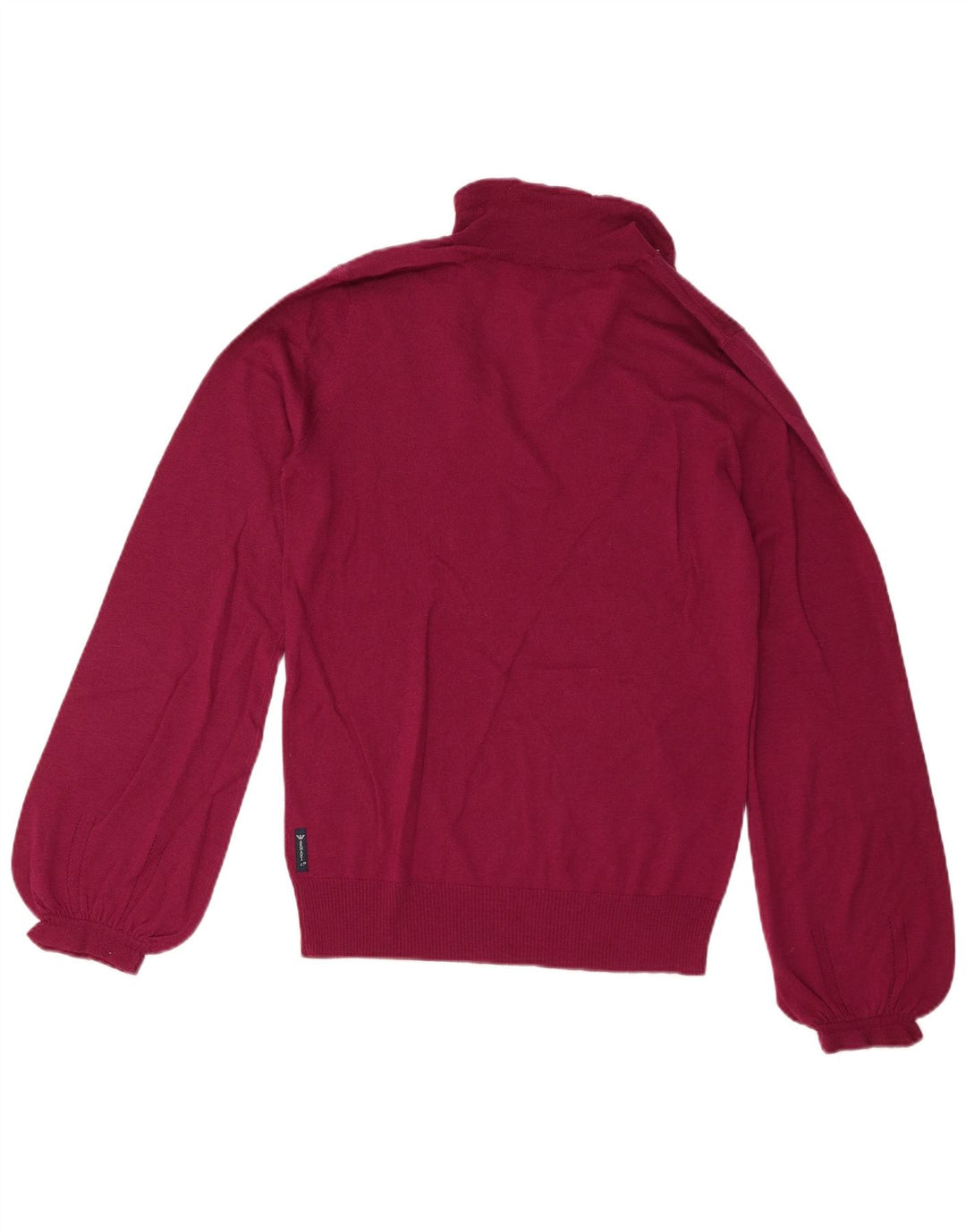 Armani Jeans ženski džemper s polo izrezom EU 46 XL, kestenjasta vuna