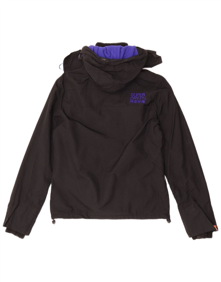 Superdry ženska jakna s grafičkom vjetrovkom UK 10 Mala crna