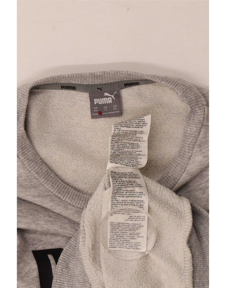 Puma muška majica s grafičkim motivima XS, sivi flekasti pamuk