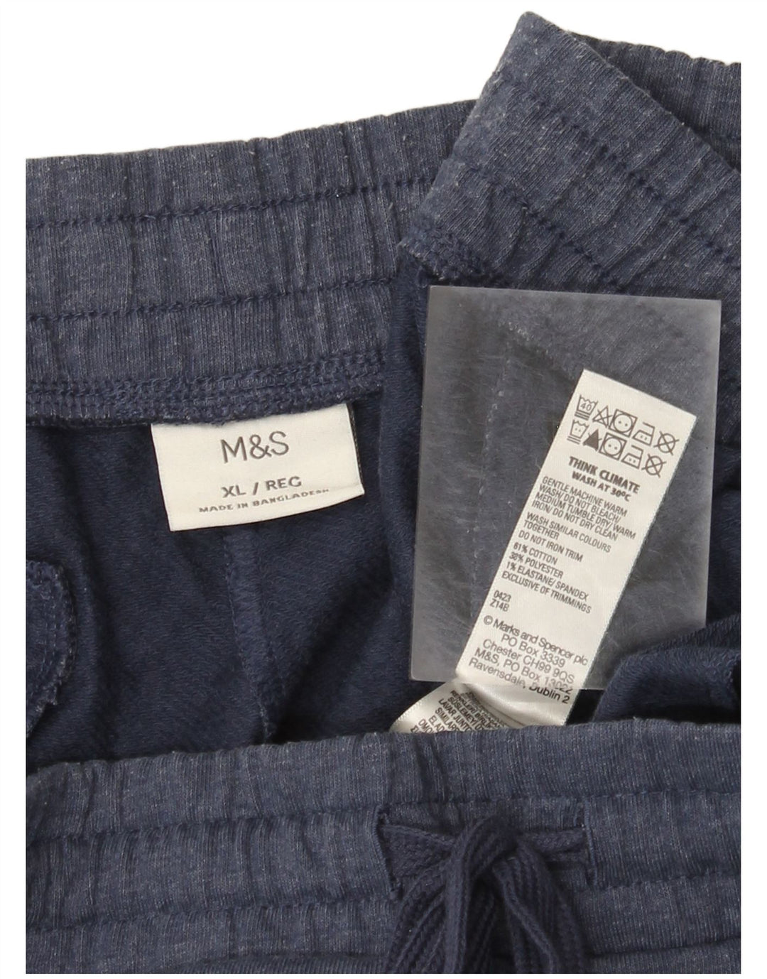 Marks & Spencer muške hlače od trenirke XL tamnoplavi pamuk