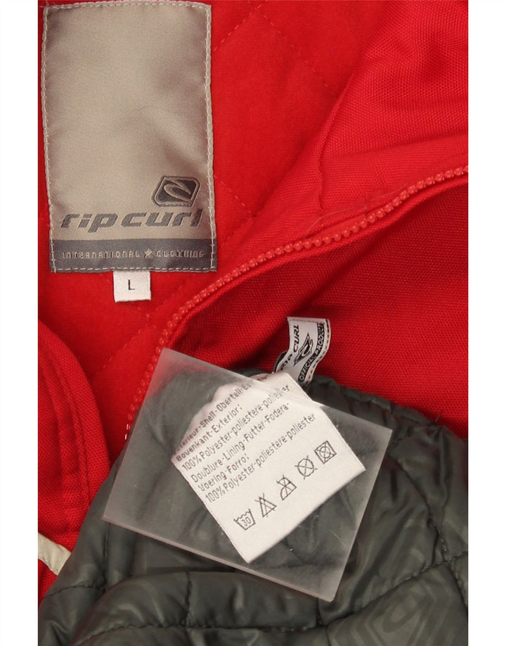 Rip Curl muška vjetrovka jakna UK 40 veliki crveni poliester u boji