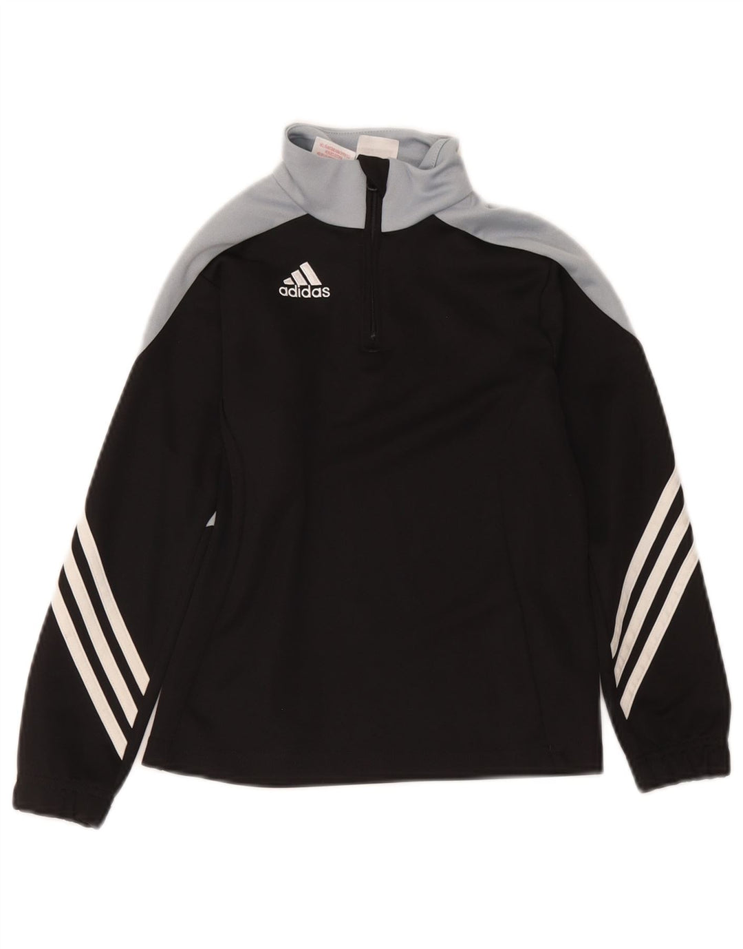 Adidas Boys Climalite Pulover Trenirka Top 7-8 Years Small Black