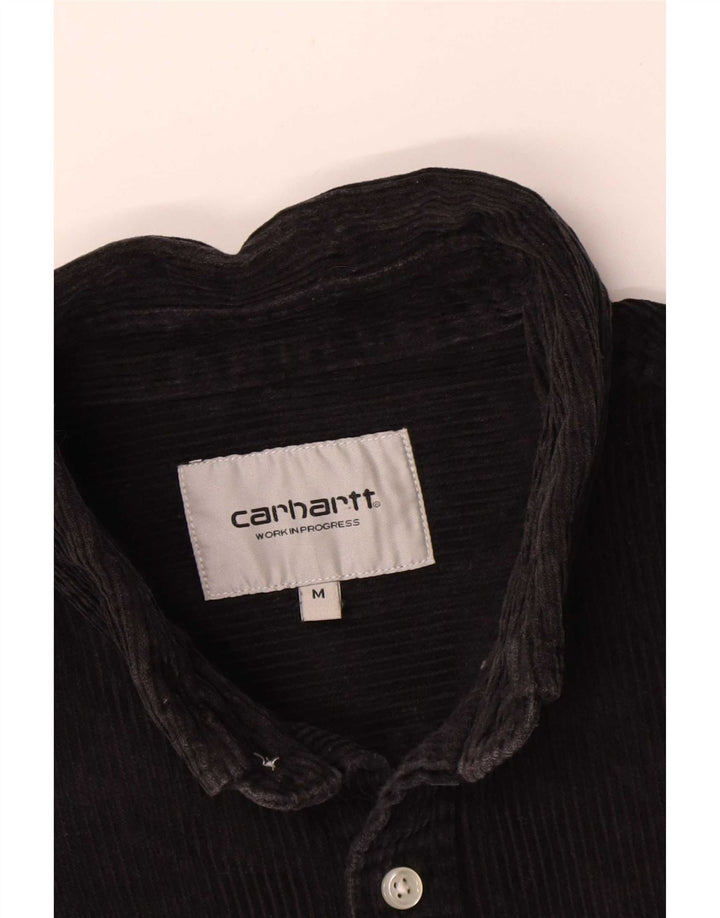 Carhartt muška košulja od samta, srednji crni pamuk