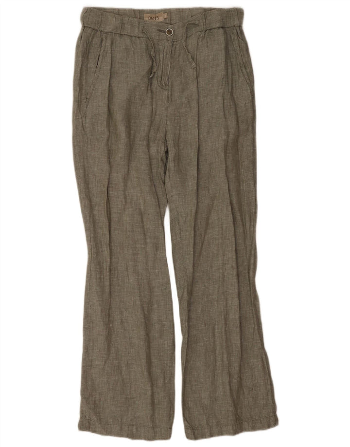 Dack's ženske ravne chino hlače male W27 L28 kaki