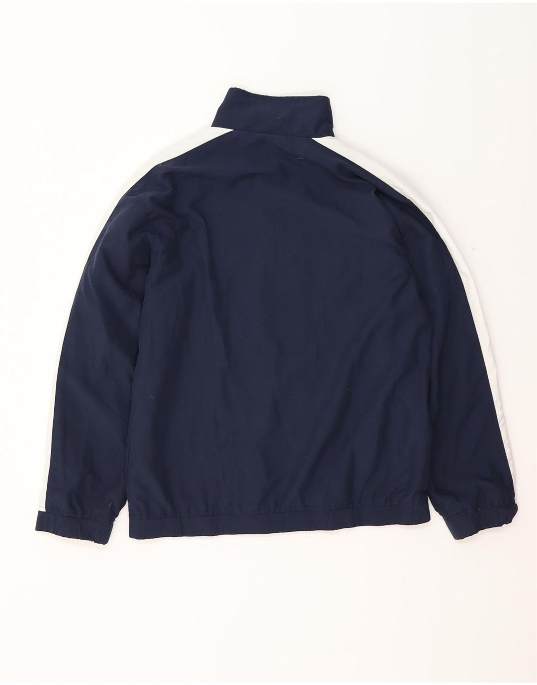 FILA Boys Tracksuit Top Jacket 13-14 Years Large Navy Blue Colourblock