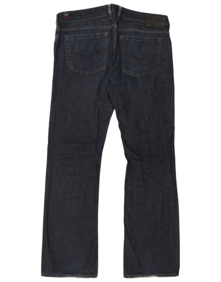 Diesel muške traperice Bootcut W36 L33 tamnoplavi pamuk