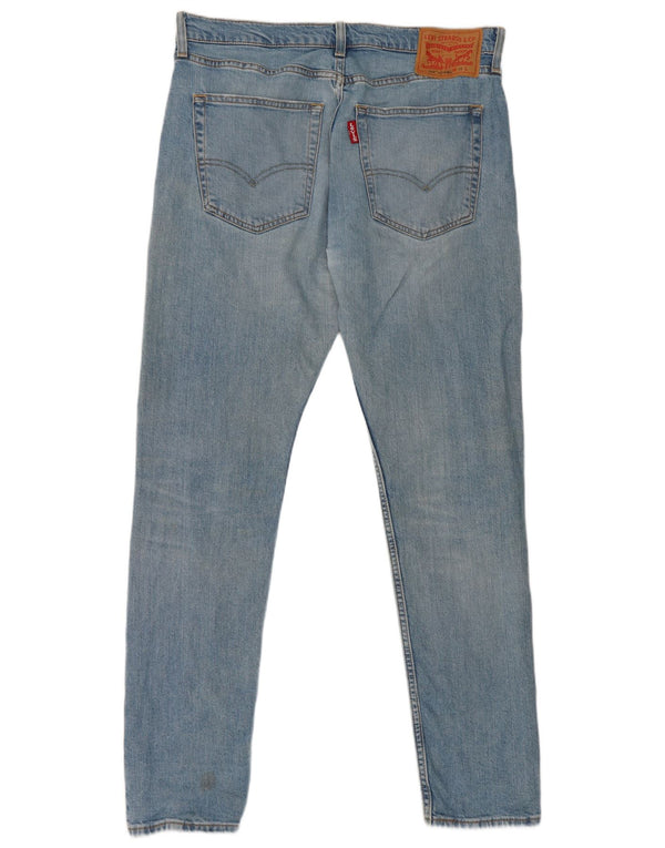 Levi's muške 512 Lo-Ball uske sužene traperice W34 L33 plavi pamuk