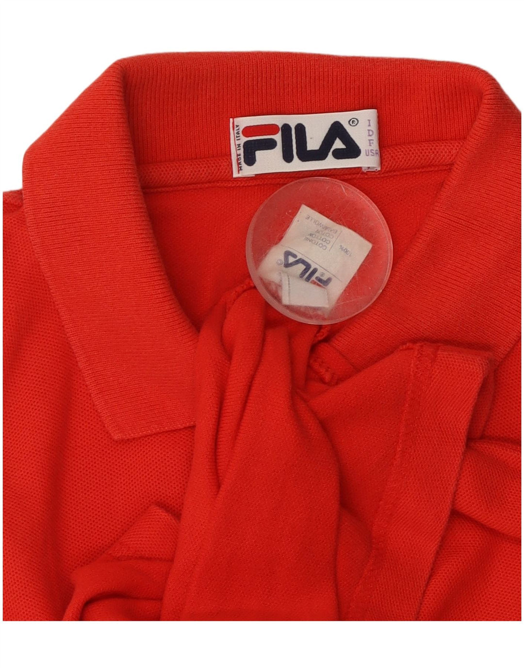 FILA ženska polo majica bez rukava IT 46 velika crvena pamuk