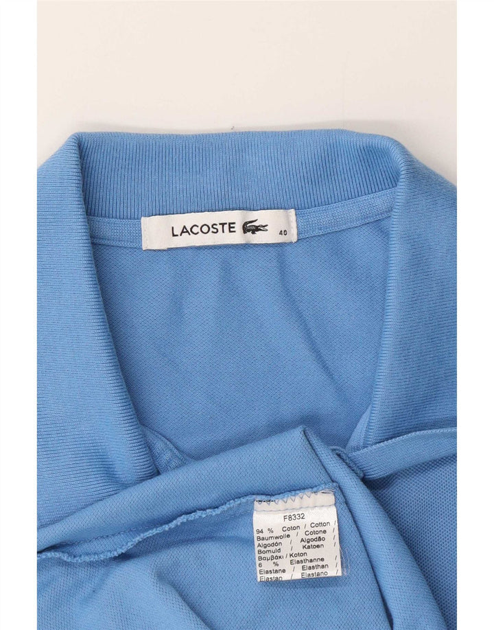 Lacoste ženska polo majica veličine 40 srednje plavi pamuk
