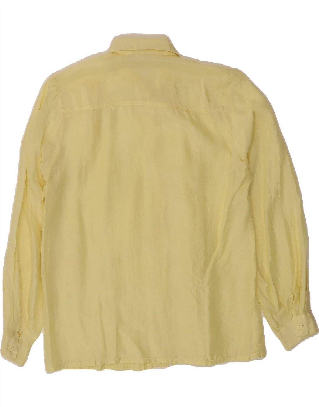 VINTAGE Womens Loose Fit Shirt EU 36 Small Yellow Vintage Vintage and Second-Hand Vintage from Messina Hembry 