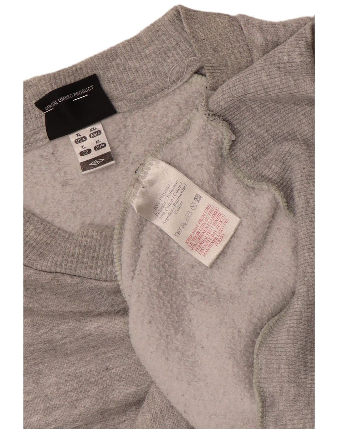 Umbro muški džemper XL sivi poliester