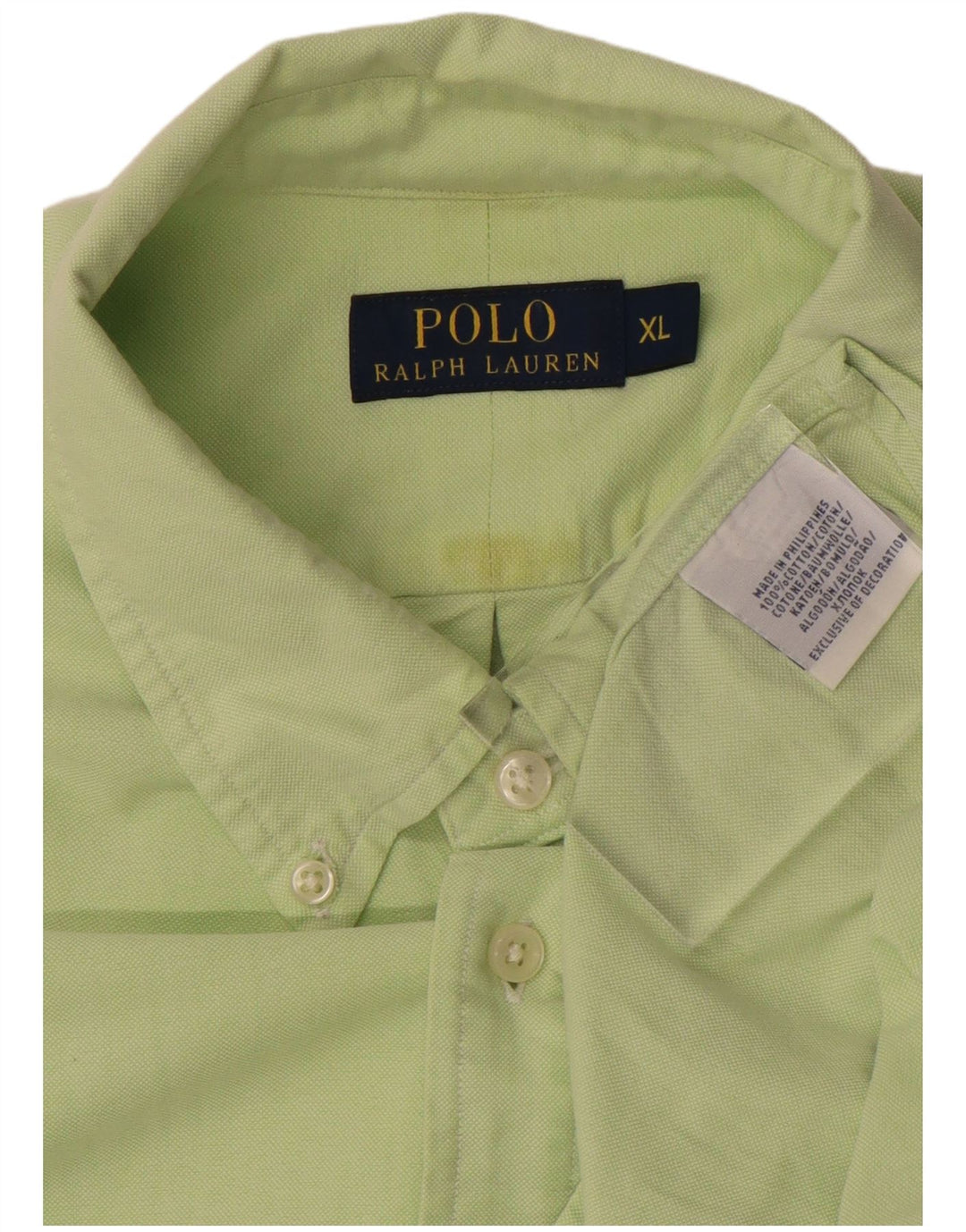 POLO RALPH LAUREN muška košulja XL zeleni pamuk