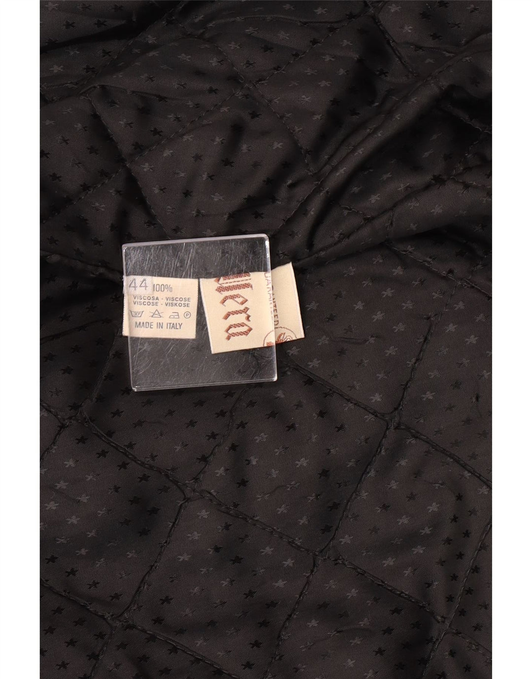 Vintage ženski preveliki kožni kaput IT 44 srednje crne kožne klasike